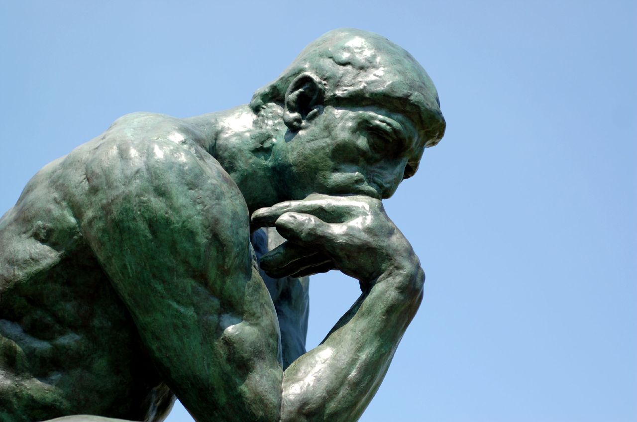 The Thinker ponders how to categorize search engine queries